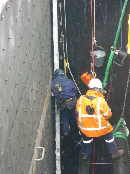 Welding boiler | Rope Access Group